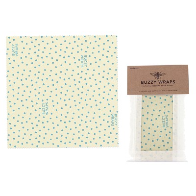 Buzzy Wraps Beeswax Wrap Medium - Blue Dot
