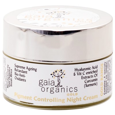 Gaia Organics Gold Pigment Controlling Night Cream