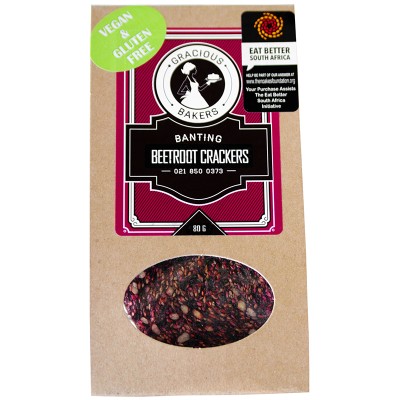 Gracious Bakers Beetroot Crackers