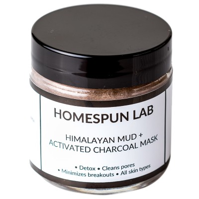 Homespun Lab Himalayan Mud + Activated Charcoal Mask Powder