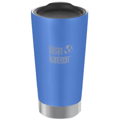 Klean Kanteen Insulated Coffee Cup Pacific Sky Blue - Tumbler Lid