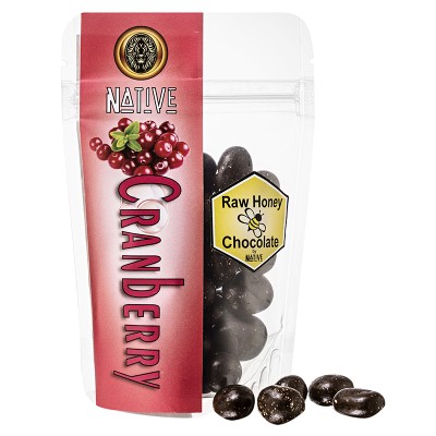 Native Raw Honey Chocolate-Coated Cranberries 