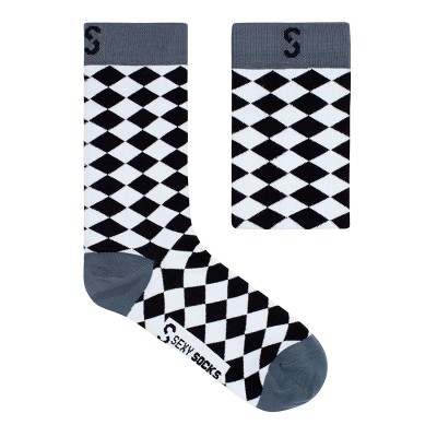 Sexy Socks Black Tie 8-11