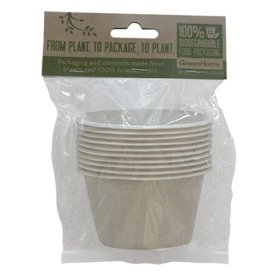 GREEN HOME Sugarcane Bowls in Compostable Bag