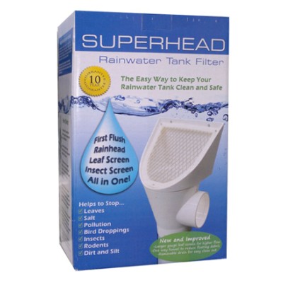 Water Conservation Systems Superhead Rainwater Tank Filter