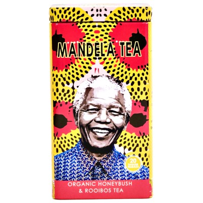 Mandela Tea Organic Honeybush and Rooibos Tea in a Tin
