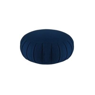 Blue Cotton Round Meditation Cushion