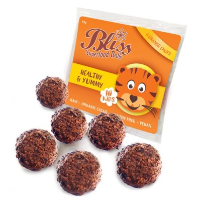 Bliss Kids Mini Balls Organic Cacao, Orange & Lucuma