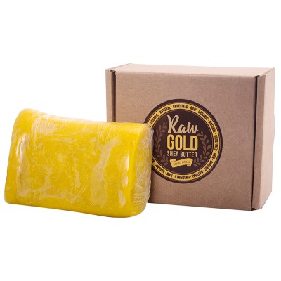 Raw Gold Bar of Shea Butter (Yellow)