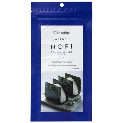 Clearspring Japanese Untoasted Nori - 10 sheets
