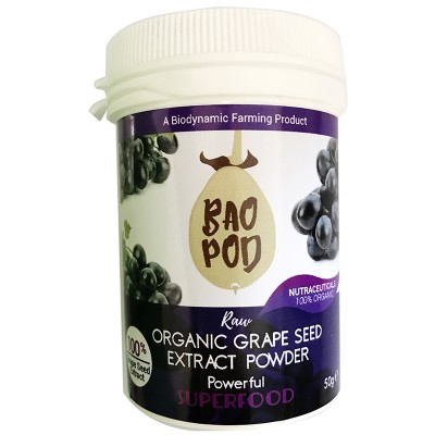 BaoPod Raw Organic Grapeseed Powder