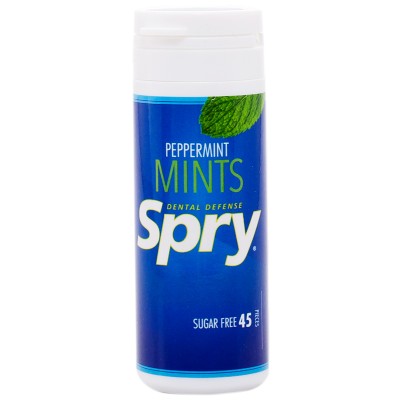 Spry Sugar-Free Power Peppermints