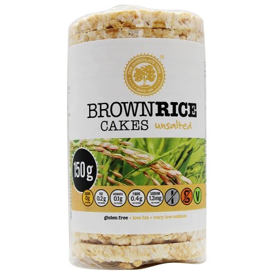 The Chocolate Tree Brown Rice Cakes Unsalted