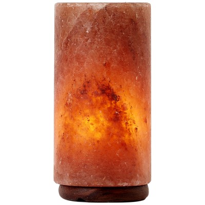 Himalayan Crystal Salt Lamp Cylinder Shape 20cm