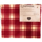 6 Degrees East Soy Wax Bread Wrap - Red