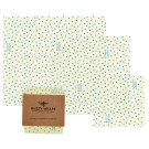 Buzzy Wraps Beeswax Wraps Gift Set - Blue Dot 