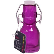 Colourworks Miniature Coloured Glass Bottle - Purple
