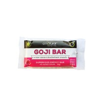 O'Natural Raw Chocolate Bar - Goji Berry Energy Bar