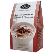 Spice and All Things Nice Oats with Cranberries and Almonds