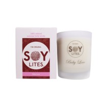 Soylites Frosted Luxury Massage Candle - Baby Love, 220ml